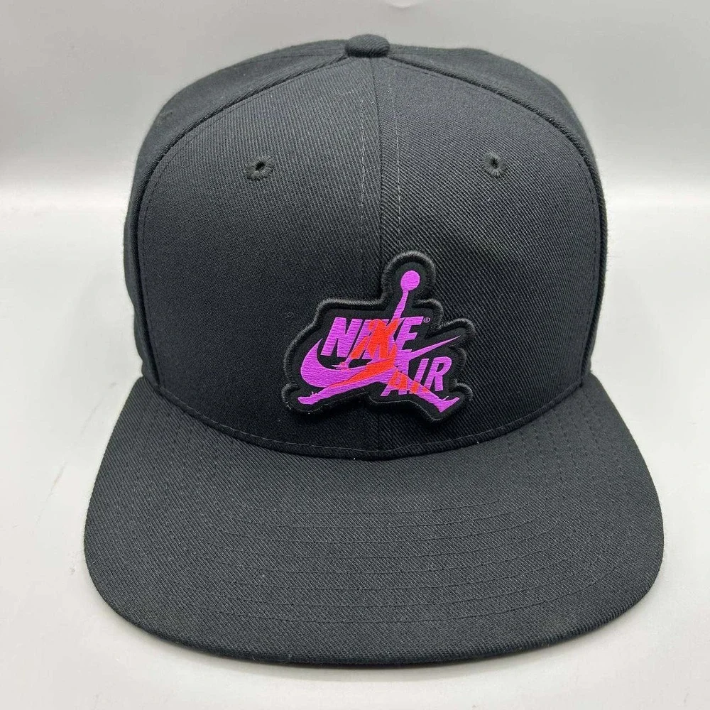 Air Jordan Hat Men Black Embroidered Jumpman Nike Air Snap Back Cap